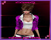 WE! jacket purple zoe