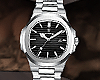 Silver Dial & Black Face