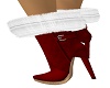 ASL Red Holiday Boots