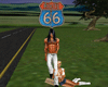 Route 66 Sign w/4 Poses