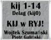 Kij w ryj