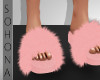 ṩ| Pink Fur slippers