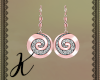 Kira Earrings Rose White