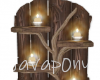 Wood Candles Wall Deco