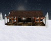 winter snow cabin