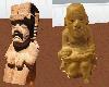 2 Olmec Aztec Statues #2