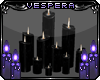 -V- Black Melting Candle