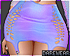 Ripped Hologram Skirt