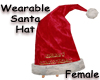 Wearable Santa Hat Femal