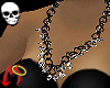 Charm Necklace Skulls
