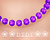 !D! Kid Necklace Purple