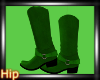 [HB] Cowgirl Boots-Green