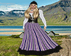 Iceland traditional gown