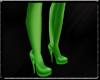 Slik stockings green