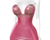 ~Q Leather Dress Pink