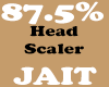 87.5% Head Scaler
