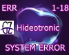 Hideotronic-System Error