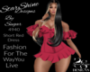 4940 Short Red Dress