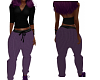 V$-Purple Winter Pants