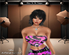 Neon Laytex Top ~ Animal