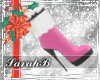 SB# Xmas Elf Pink Boots