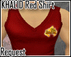 f0h KHALID Red Shirt