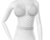 White Netted Summer Top
