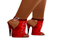 CF Red Denim Boot