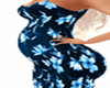 prego blue flower dress