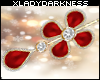 LDK-OH LADY EARRING  RED