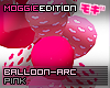 ME|BalloonArc|Pink/White
