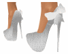 white gray queen heels