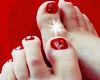 Bare Feet |Red