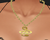 Gold Tune Chained Neckla