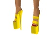 Yellow High heels