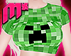 M* Creeper  crop top