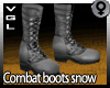 Combat Boots Snow