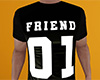 Friend 01 Shirt Black (M)