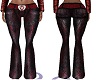 Black/Red Melody Pants