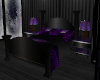 Purple Black bed