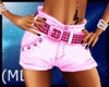 (MD)Mini pink shorts