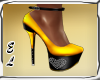 Yello Hearts High Heels