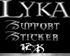12k Support Sticker