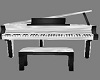 Classy White/Grey Piano