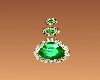 "D" Emerald Earrings