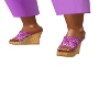 Lavender Wedge Shoes