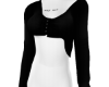 Half Black Sweater