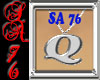 {SA} Q Initial necklace