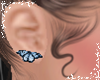 R>Blue-Butterfly Earring