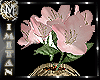 (MI) Vase  pink Flower